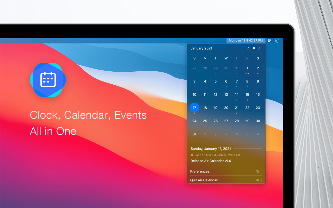 Air Calendar 截图