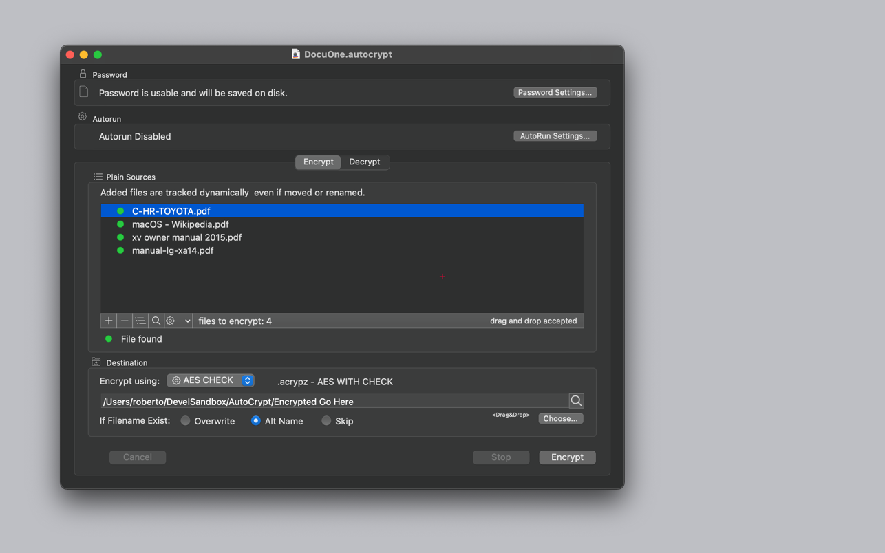 AutoCrypt 截图