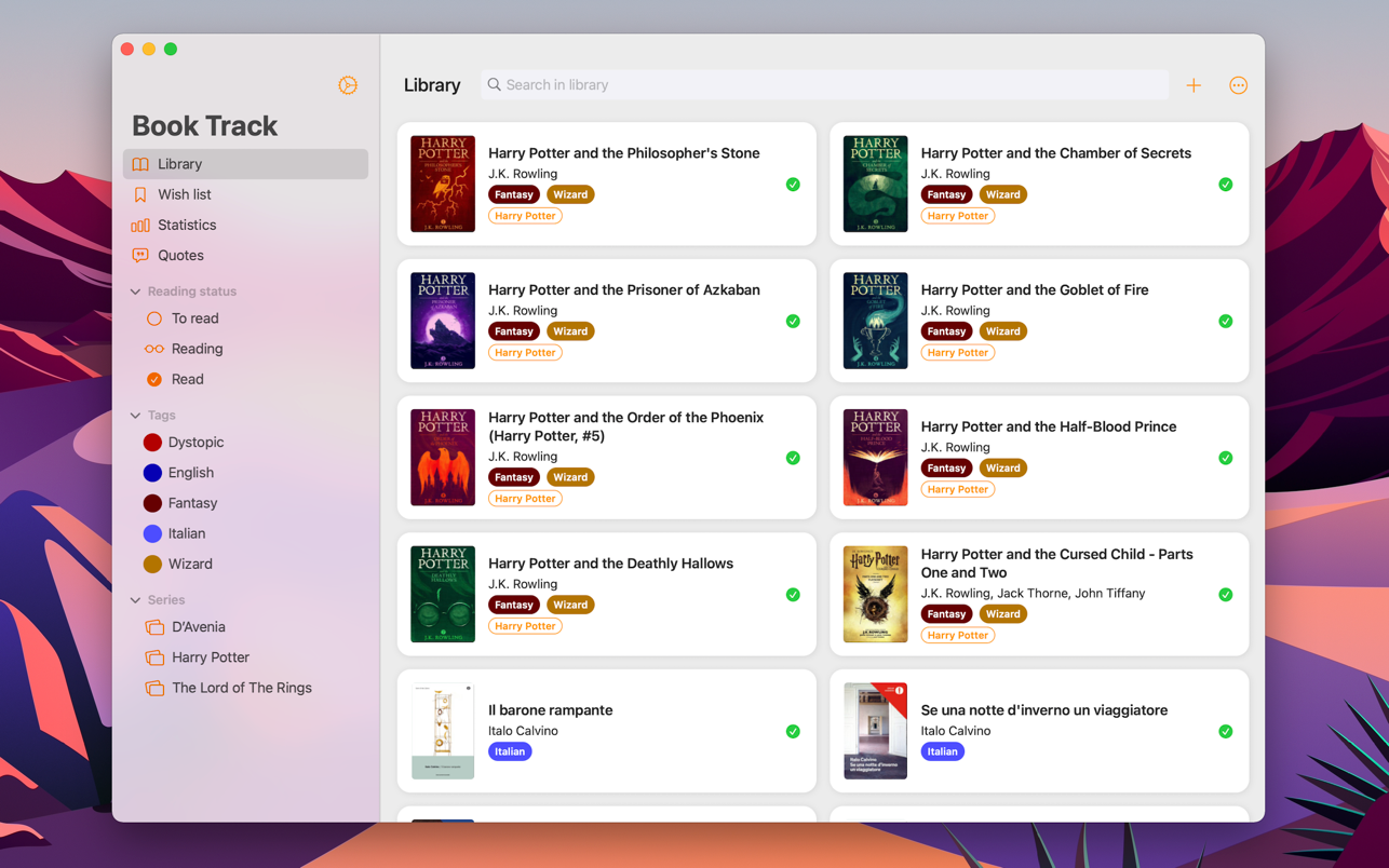 Book Track 截图