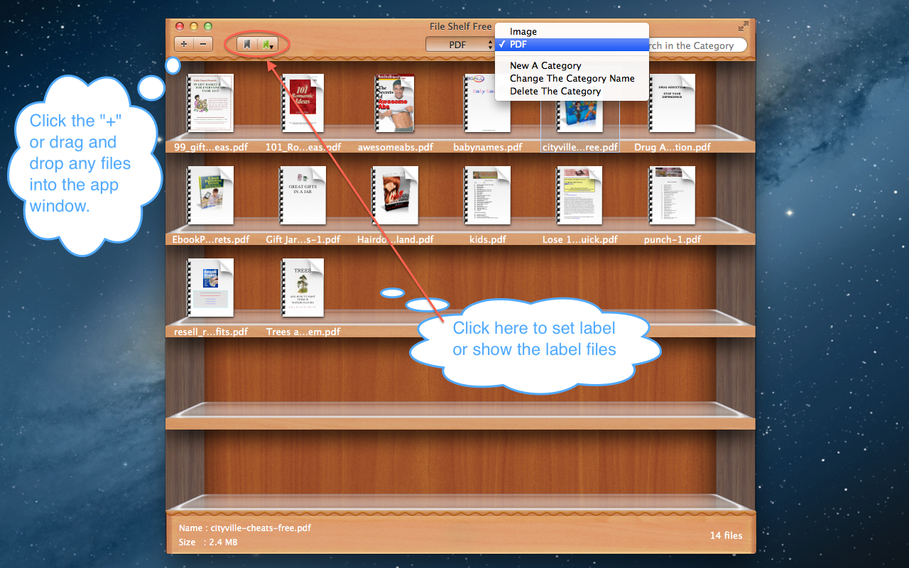 Bookshelf 截图
