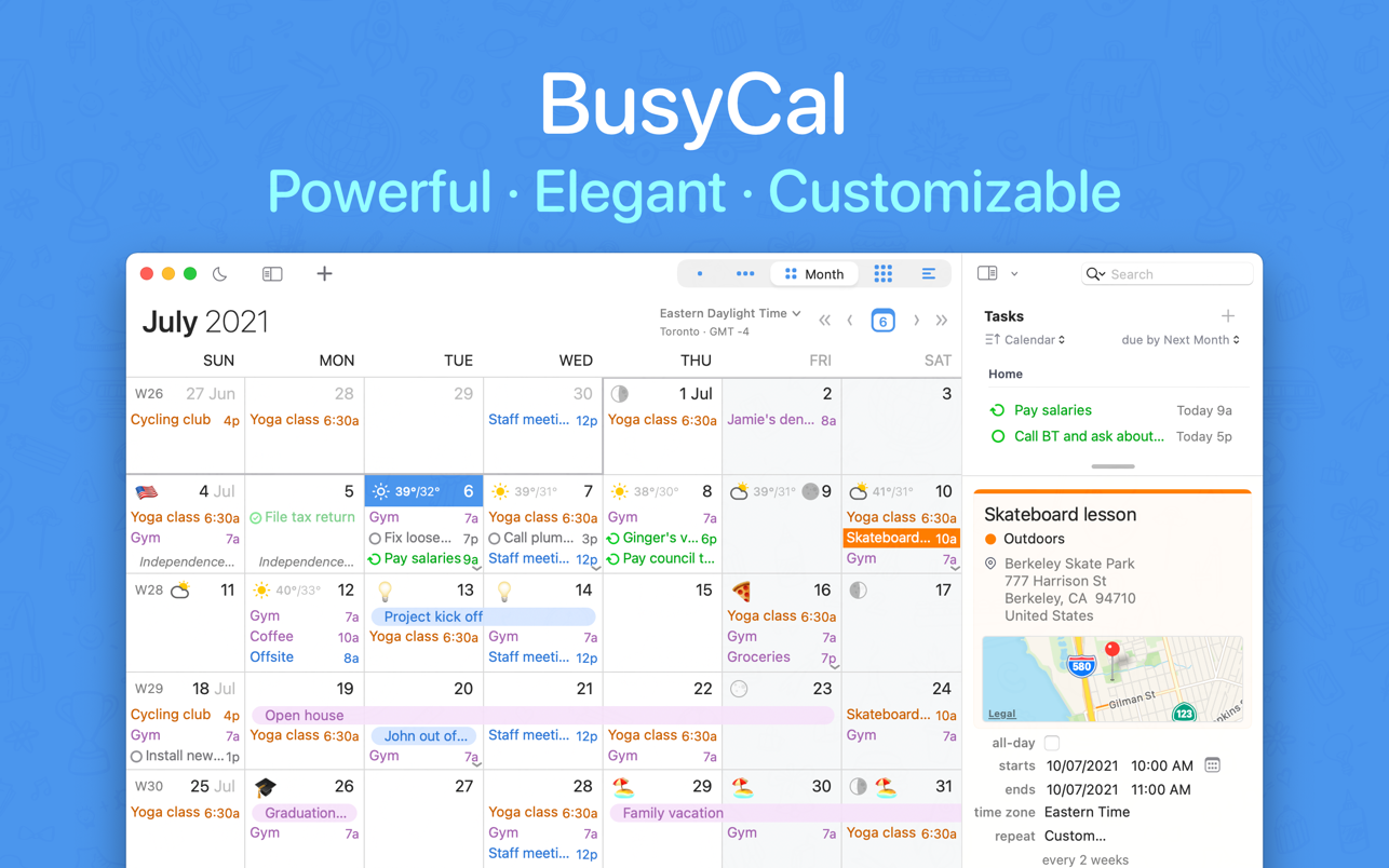 BusyCal 截图