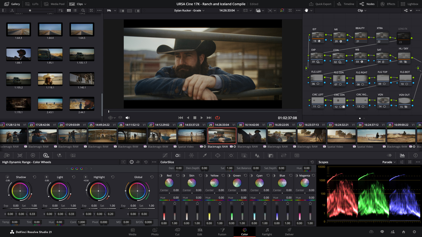 DaVinci Resolve Studio 截图