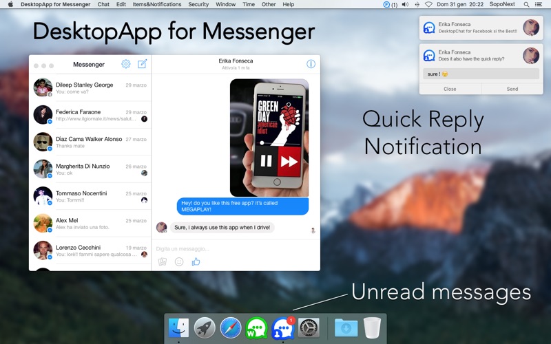DesktopApp for Messenger 截图