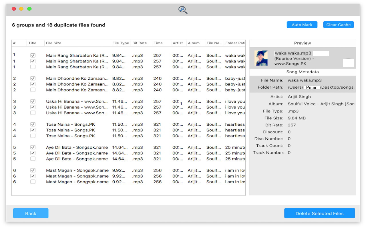 Duplicate Music Cleaner 截图