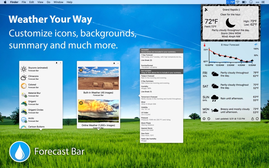 Forecast Bar 截图