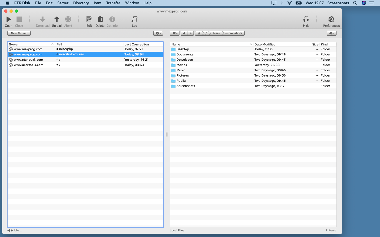 FTP Disk 截图