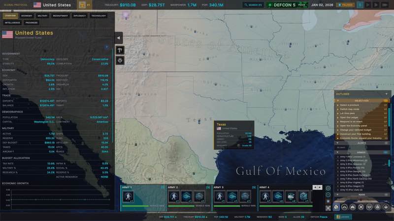 Global Protocol: New World Order 0.2.46 Early Access 截图