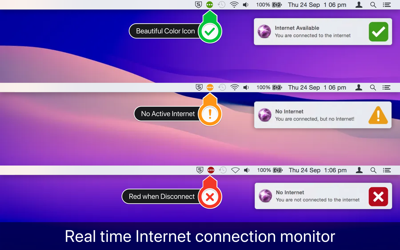 Internet Status 截图
