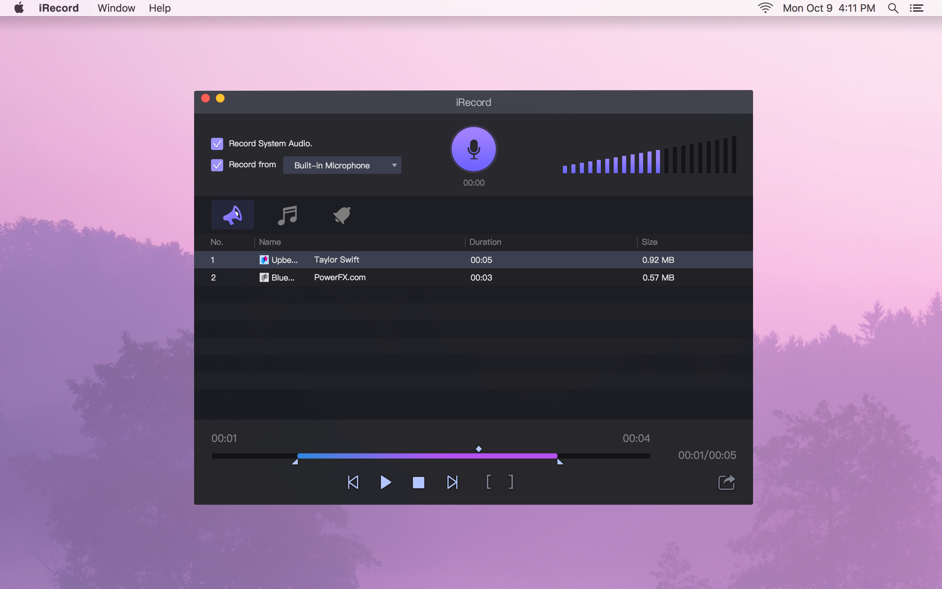 iRecord 截图