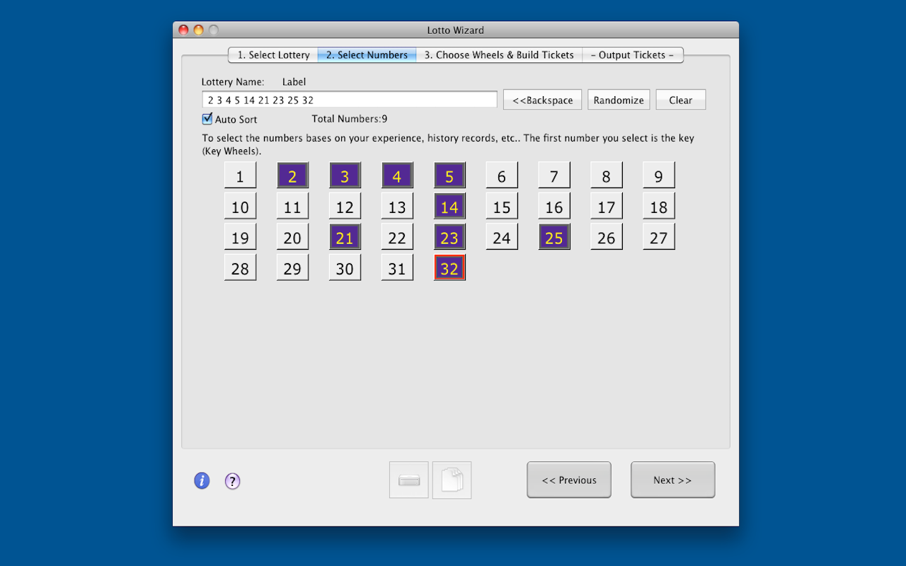 Lotto Wizard 截图