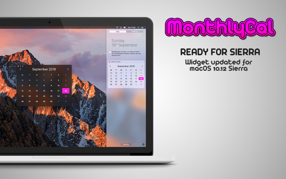 MonthlyCal 截图