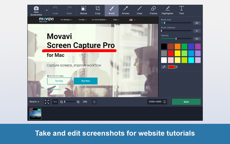 Movavi Screen Capture Pro 截图