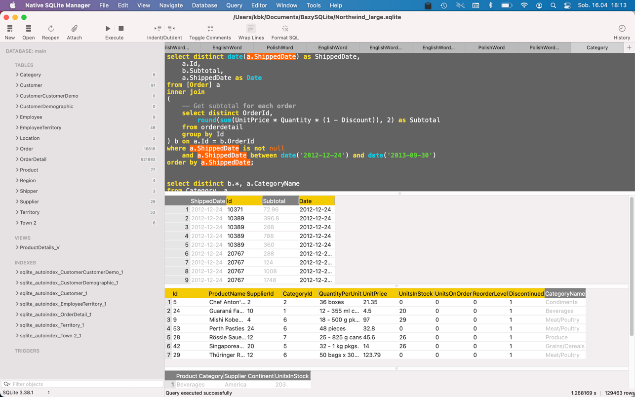 Native SQLite Manager 截图