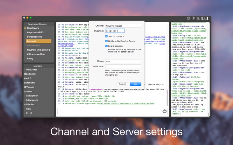 New IRC Live Chat Client 截图