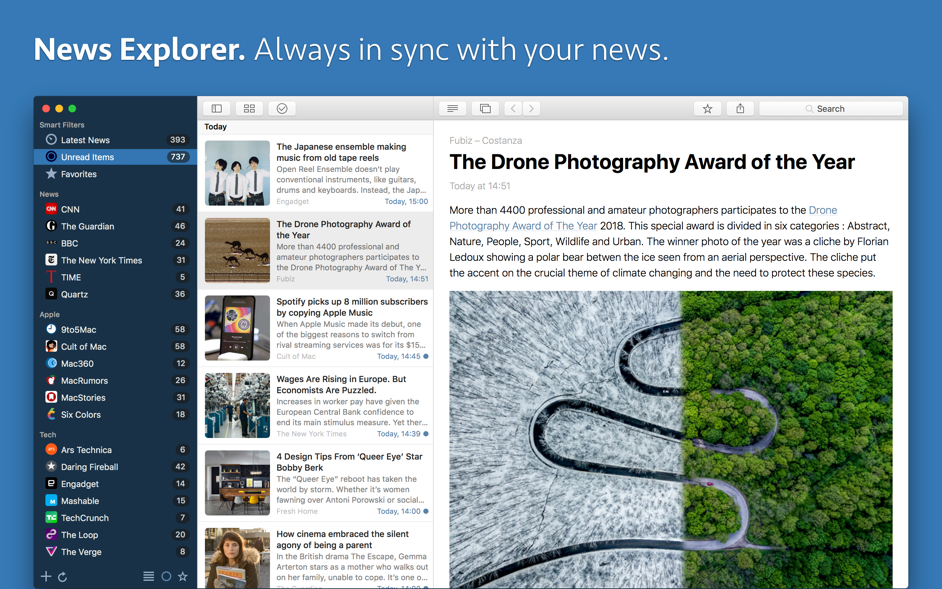 News Explorer 截图