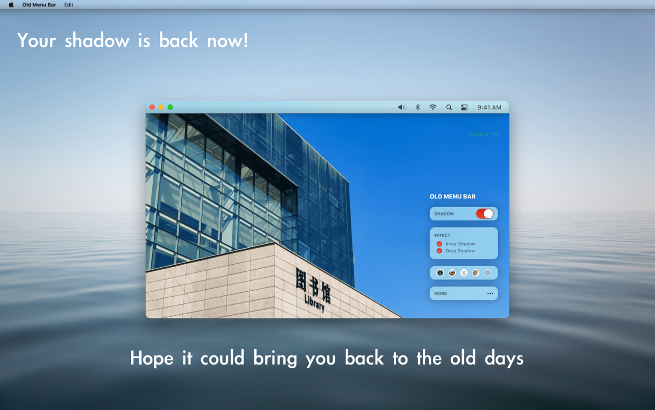 Old Menu Bar 截图