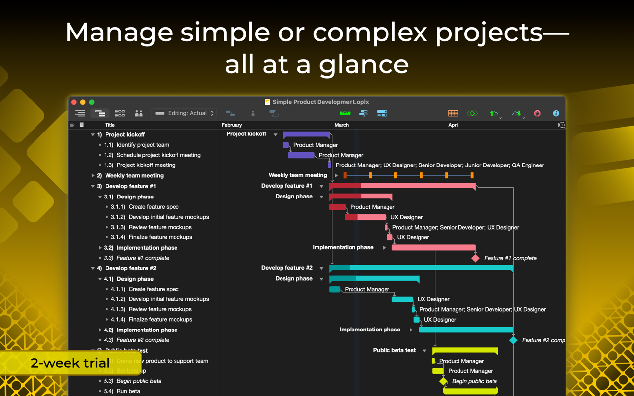 OmniPlan Pro 截图
