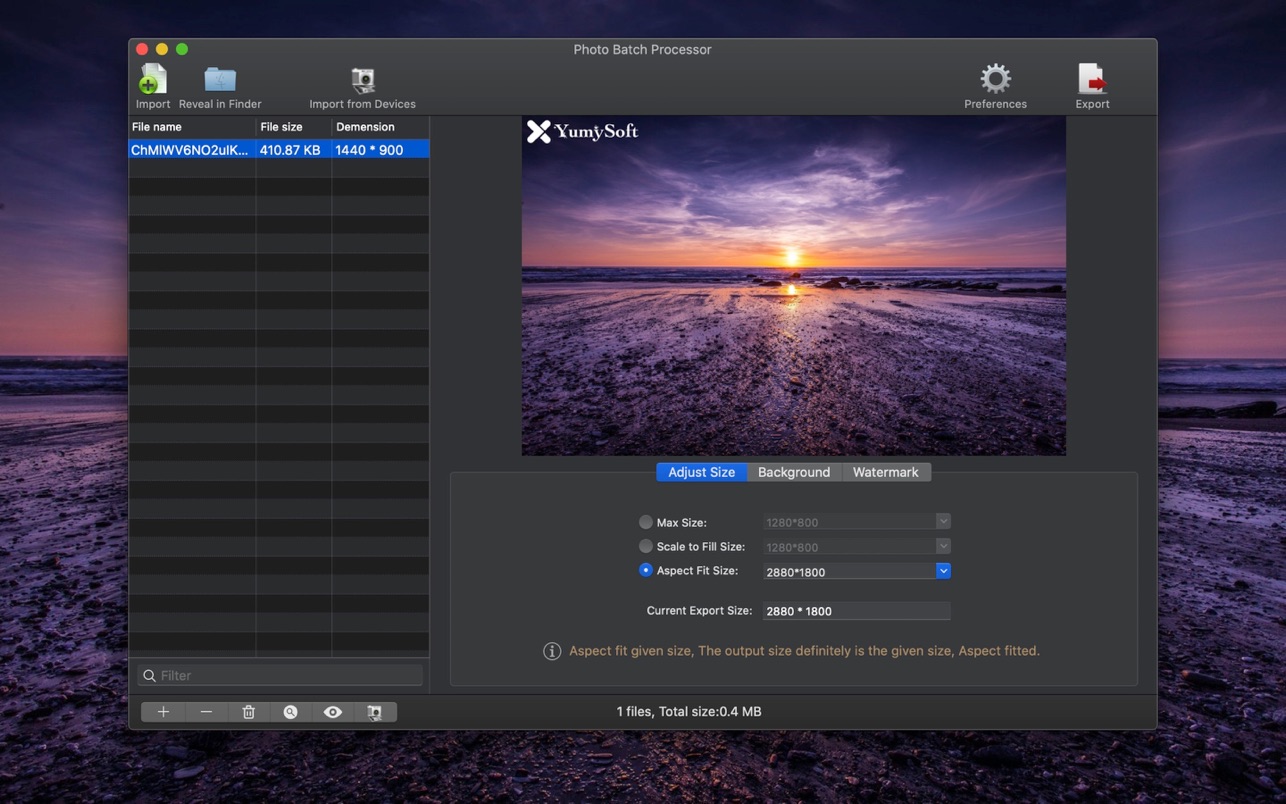 Photo Batch Processor 截图