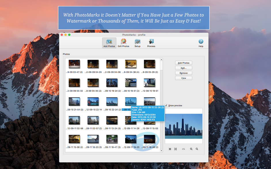 PhotoMarks 截图