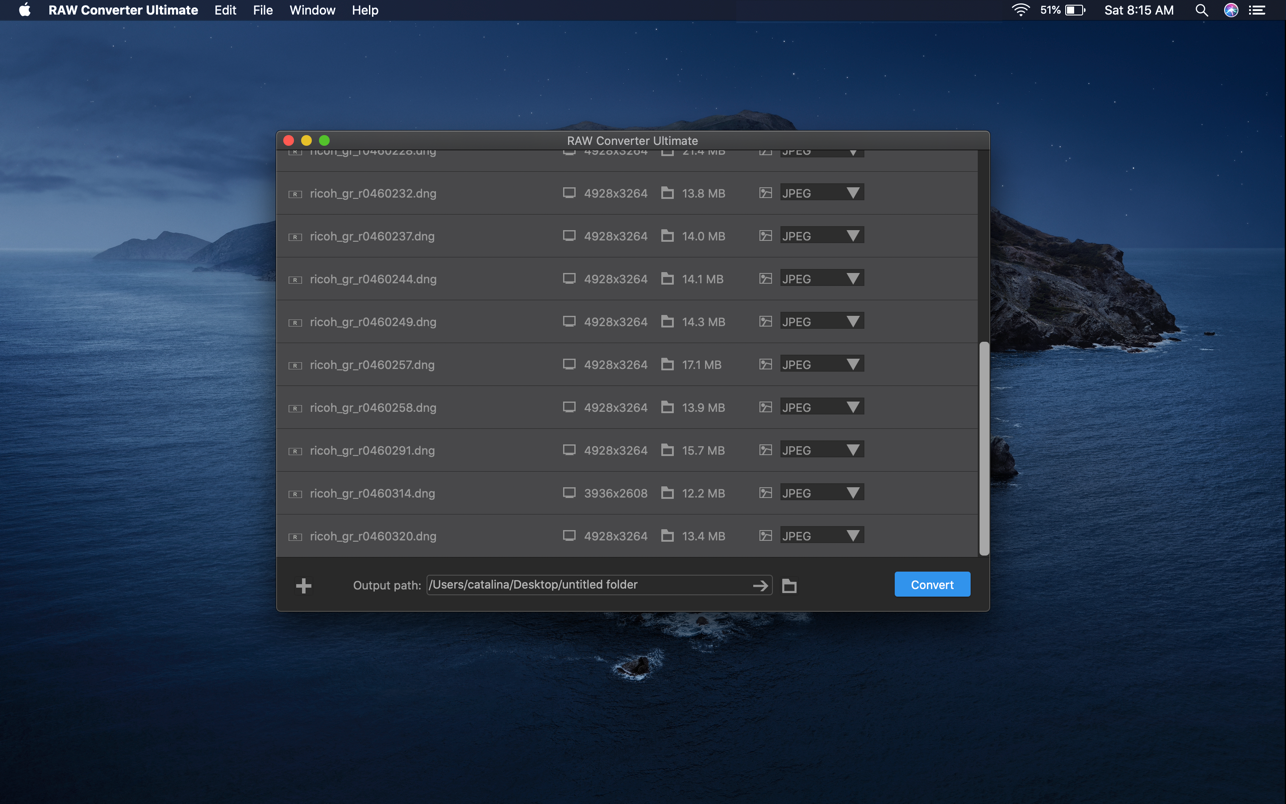 RAW Converter Ultimate 截图