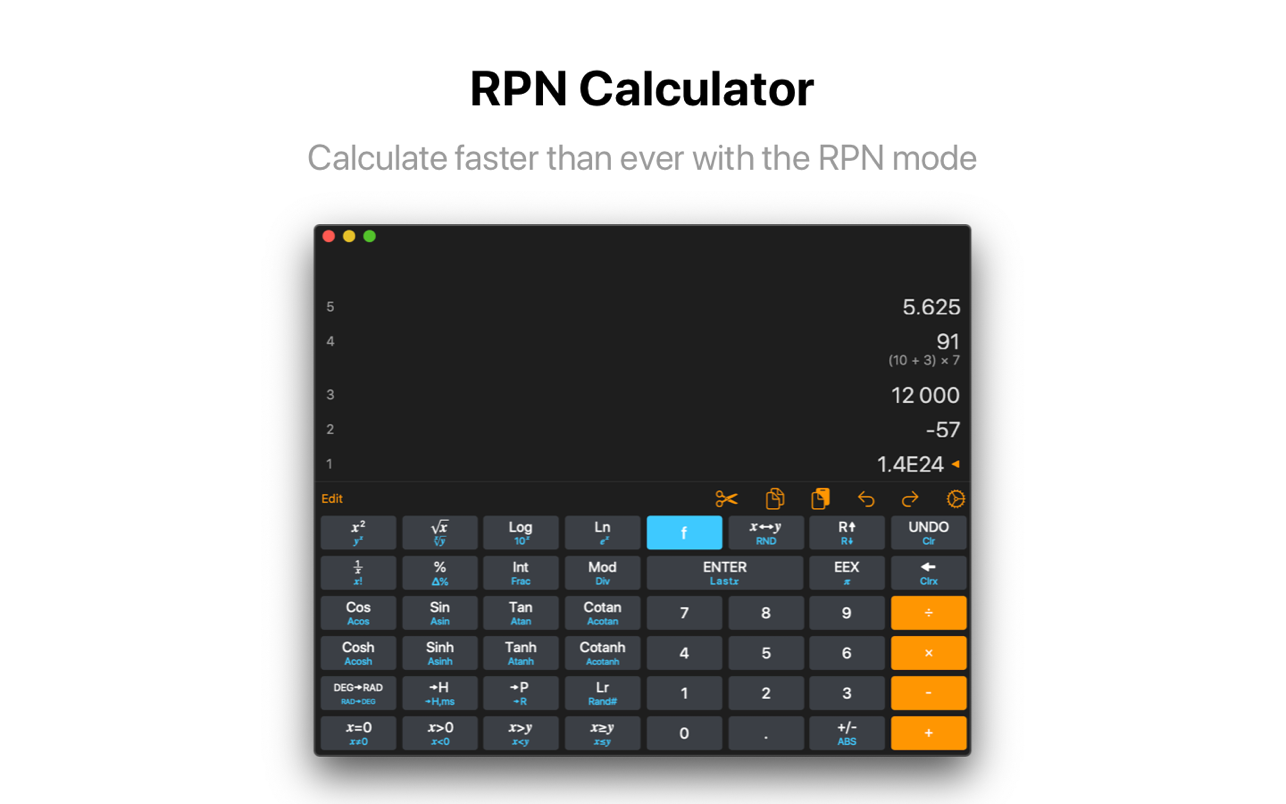 RPN Calculator 截图