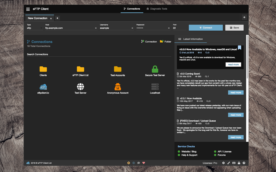 sFTP Client 截图