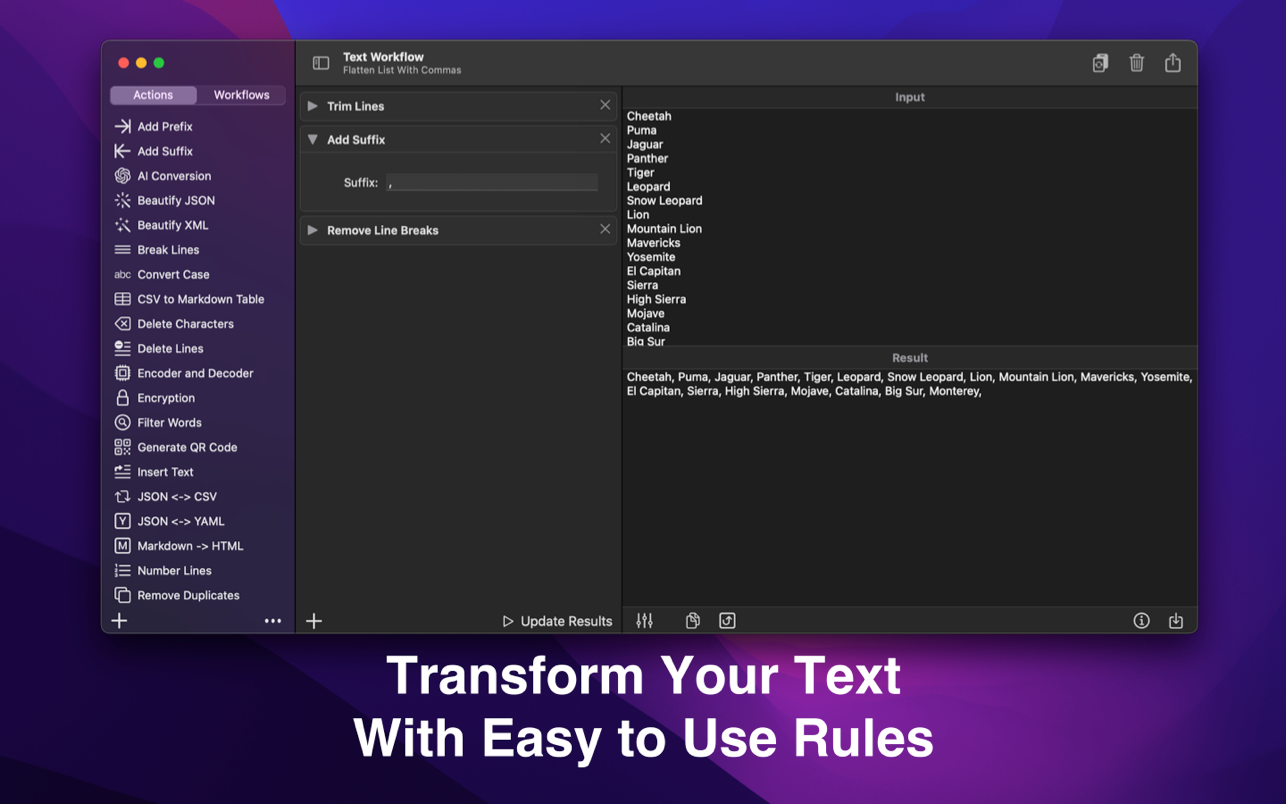 Text Workflow 截图