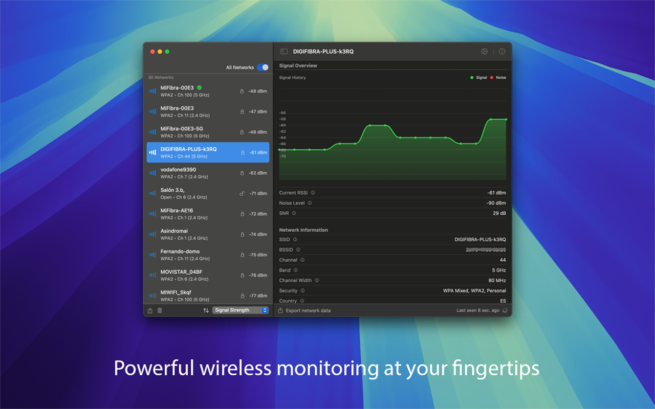 WiFiRadar Pro 截图